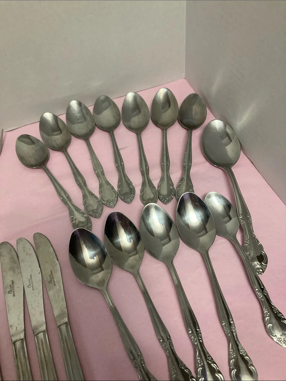 Gibson stainless flatware 44 pieces replacement